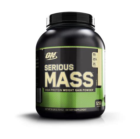 Optimum Nutrition Serious Mass Protein Powder with .